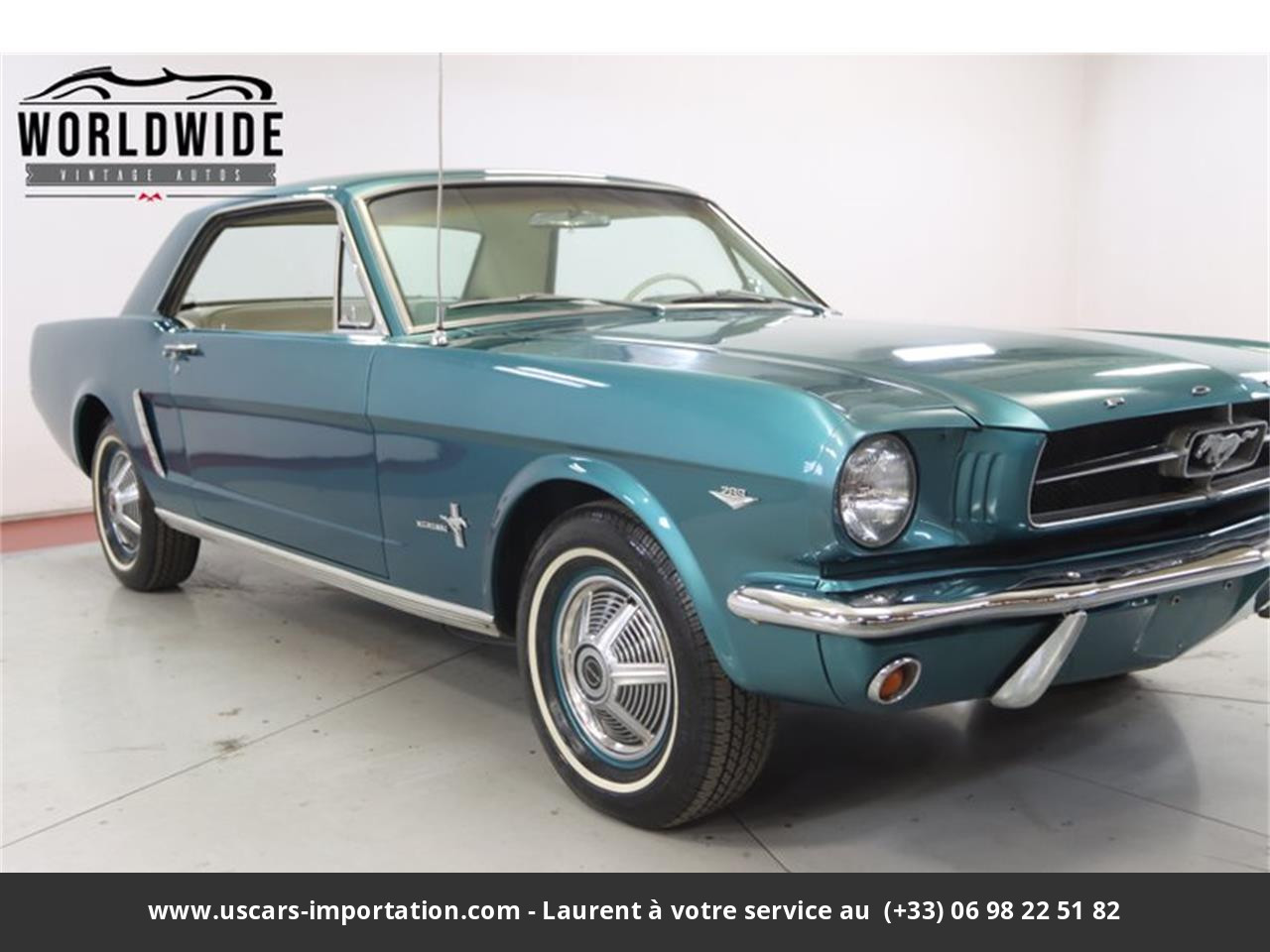 Ford Mustang V8 289 1965 prix tout compris