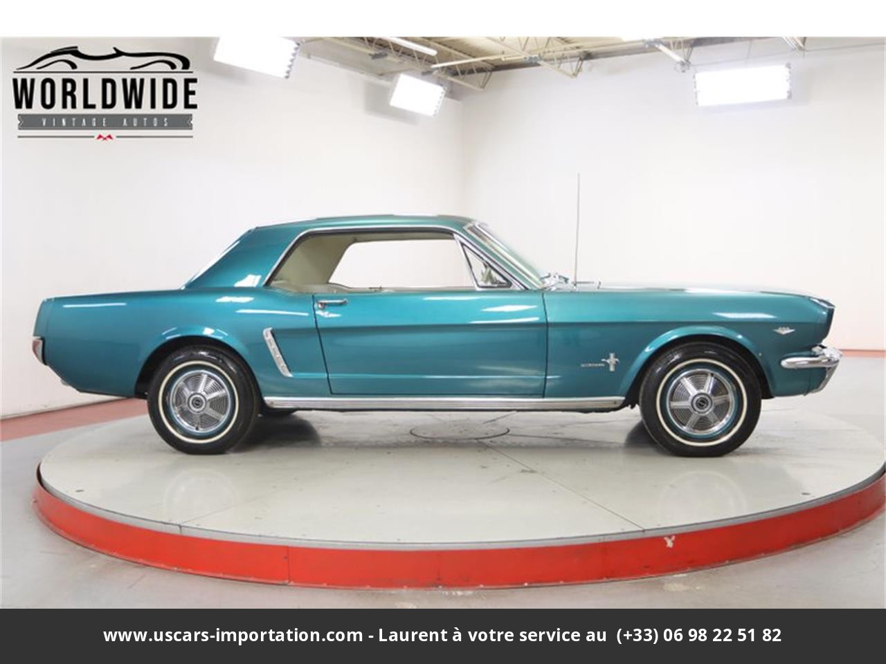 Ford Mustang V8 289 1965 prix tout compris