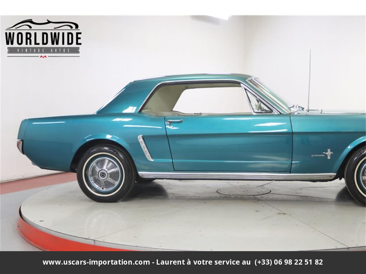 Ford Mustang V8 289 1965 prix tout compris