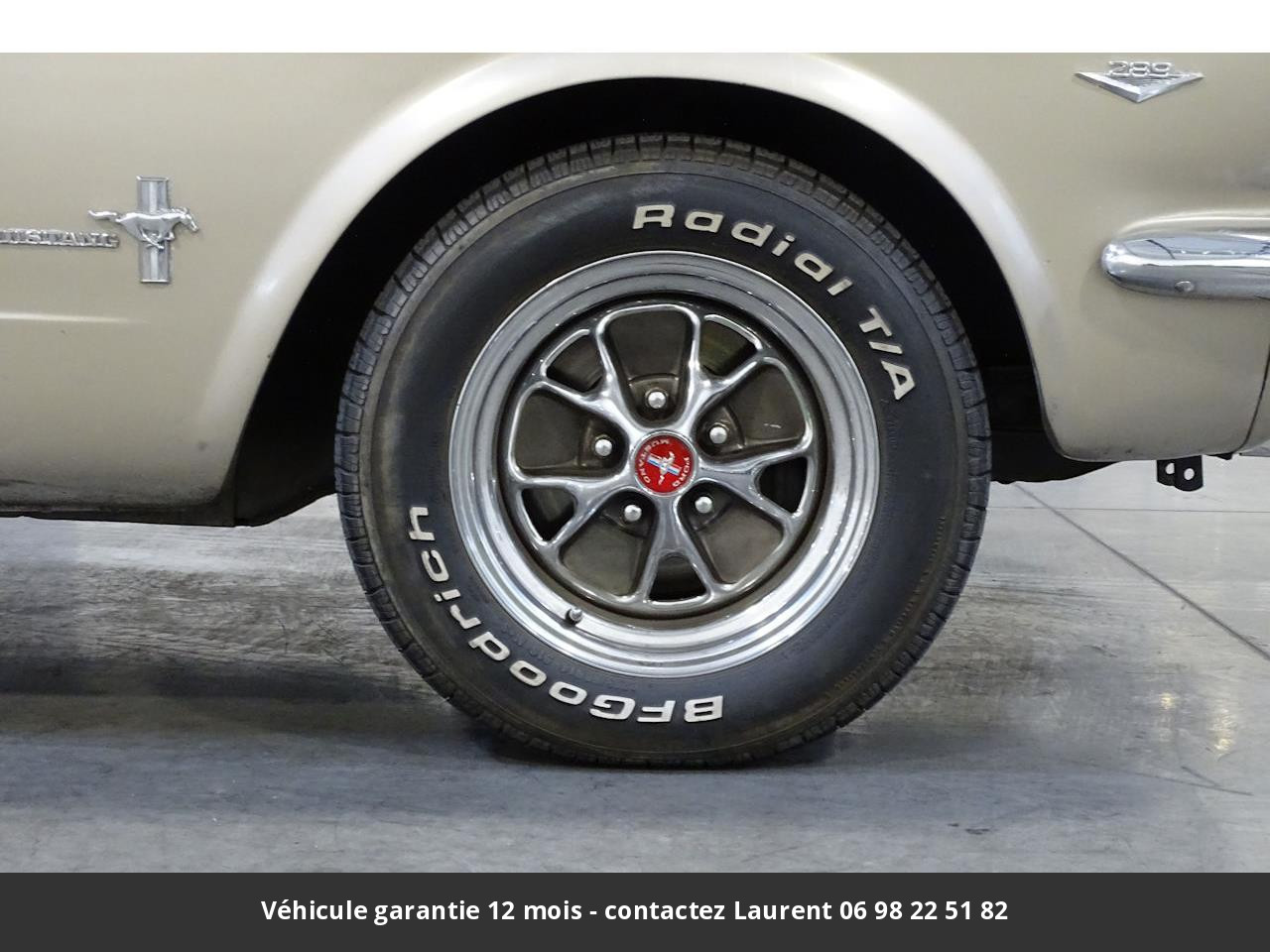 Ford Mustang V8 289 1965 prix tout compris hors homologation 4500 €