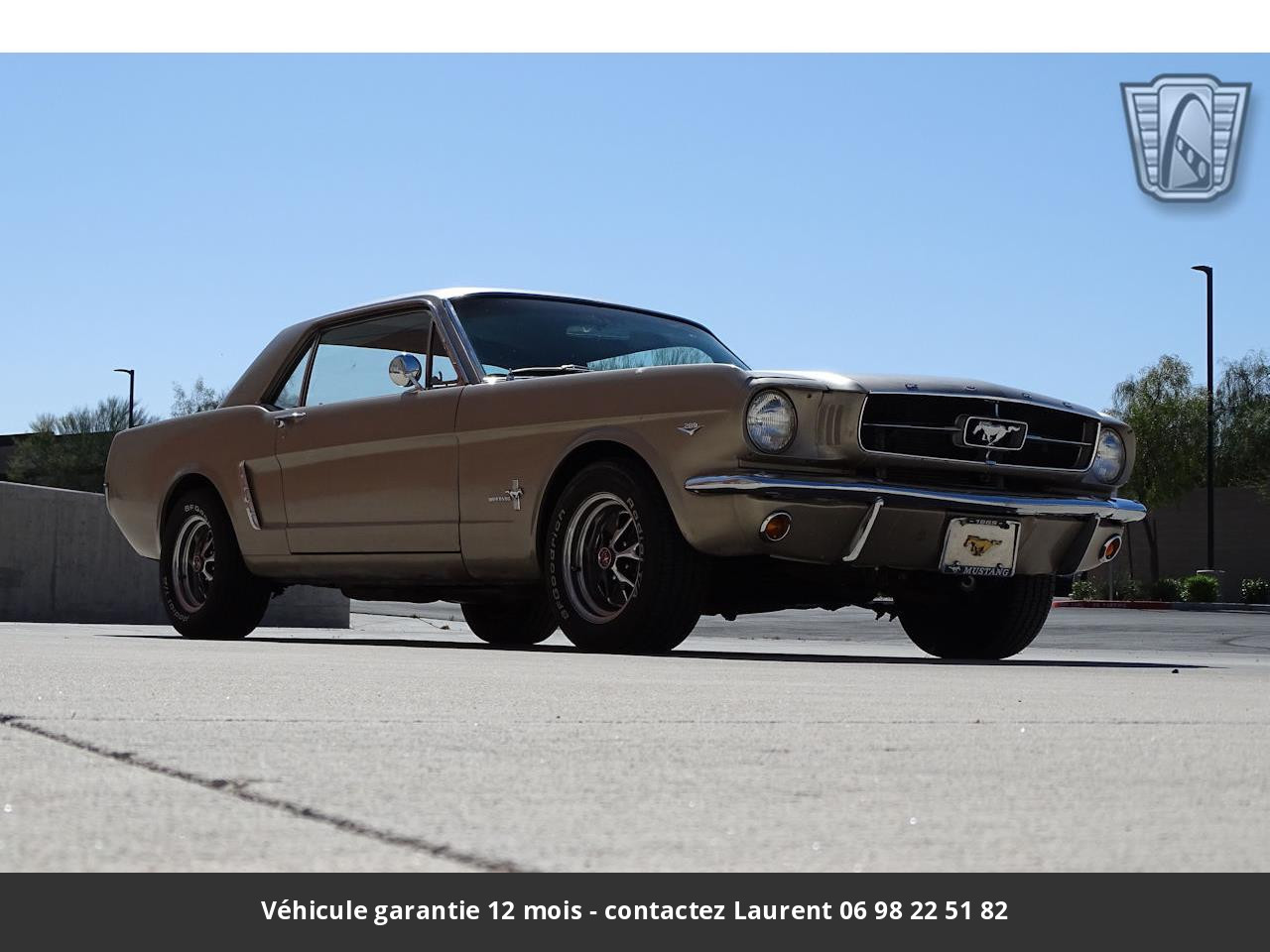 Ford Mustang V8 289 1965 prix tout compris hors homologation 4500 €