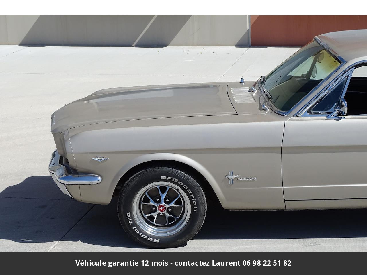 Ford Mustang V8 289 1965 prix tout compris hors homologation 4500 €