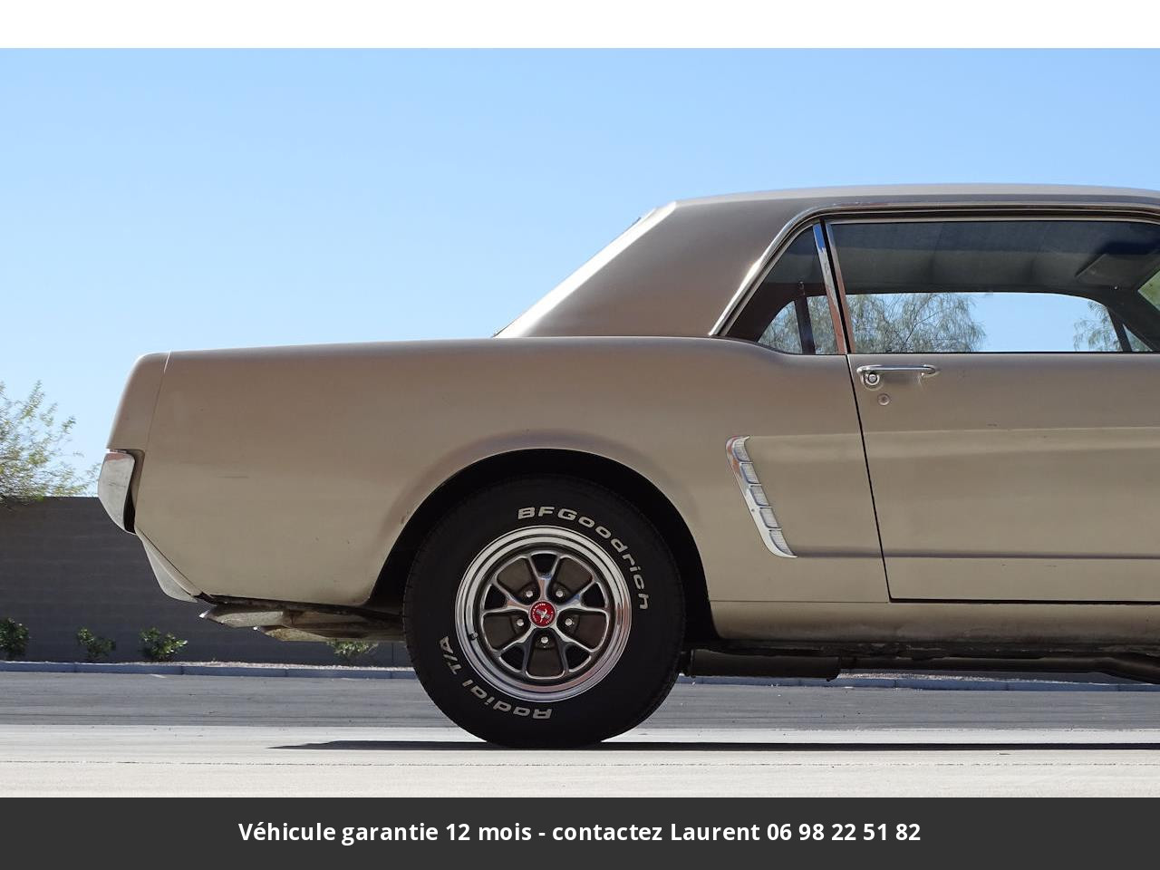 Ford Mustang V8 289 1965 prix tout compris hors homologation 4500 €