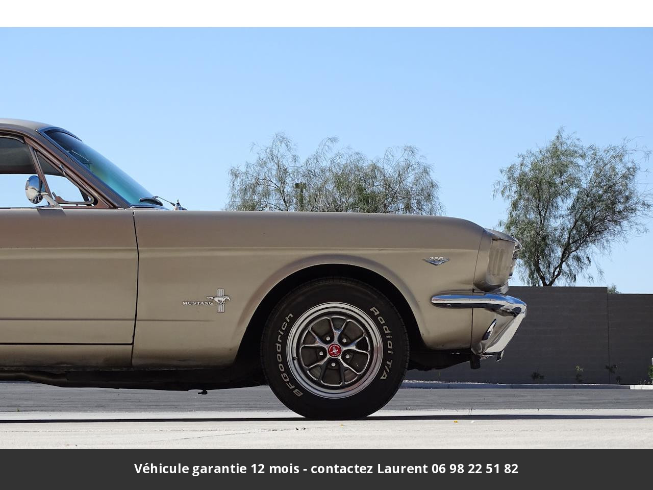 Ford Mustang V8 289 1965 prix tout compris hors homologation 4500 €