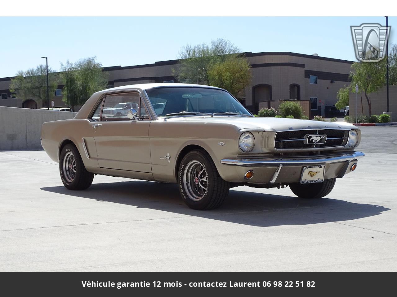 Ford Mustang V8 289 1965 prix tout compris hors homologation 4500 €