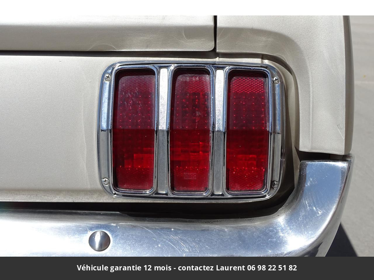 Ford Mustang V8 289 1965 prix tout compris hors homologation 4500 €