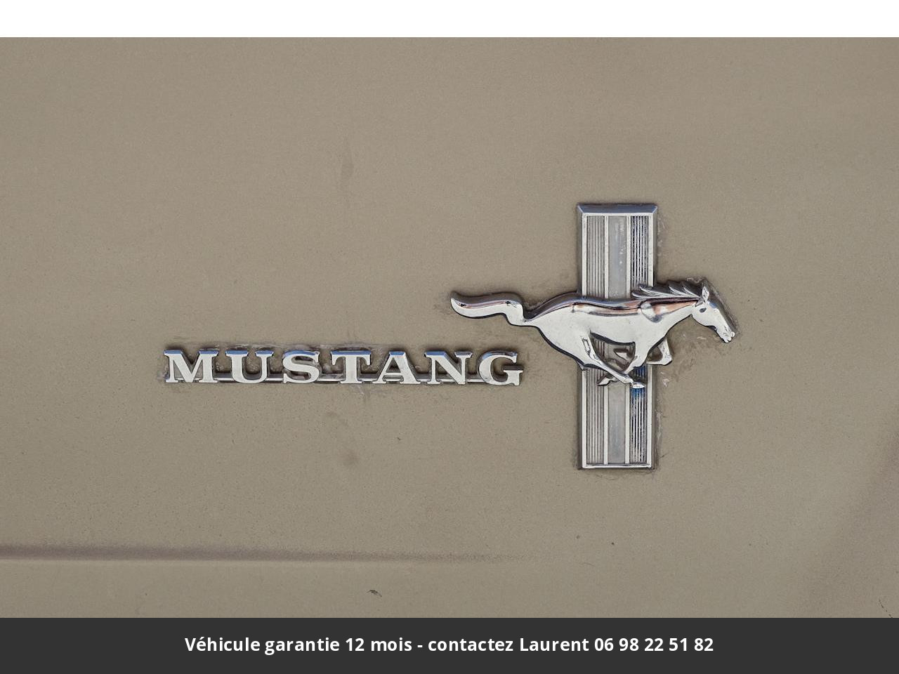 Ford Mustang V8 289 1965 prix tout compris hors homologation 4500 €