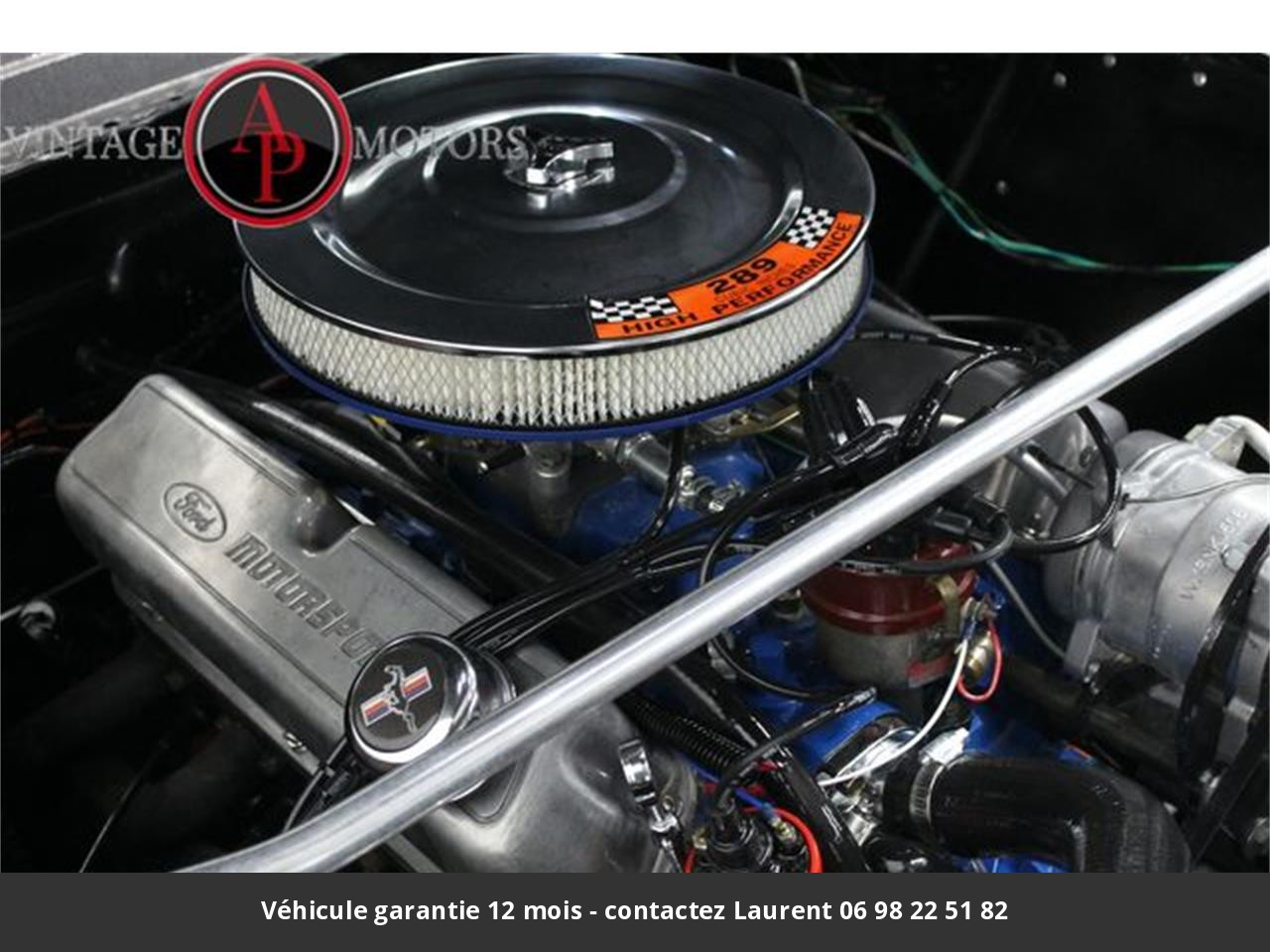 Ford Mustang Fastback v8 289 1965 prix tout compris