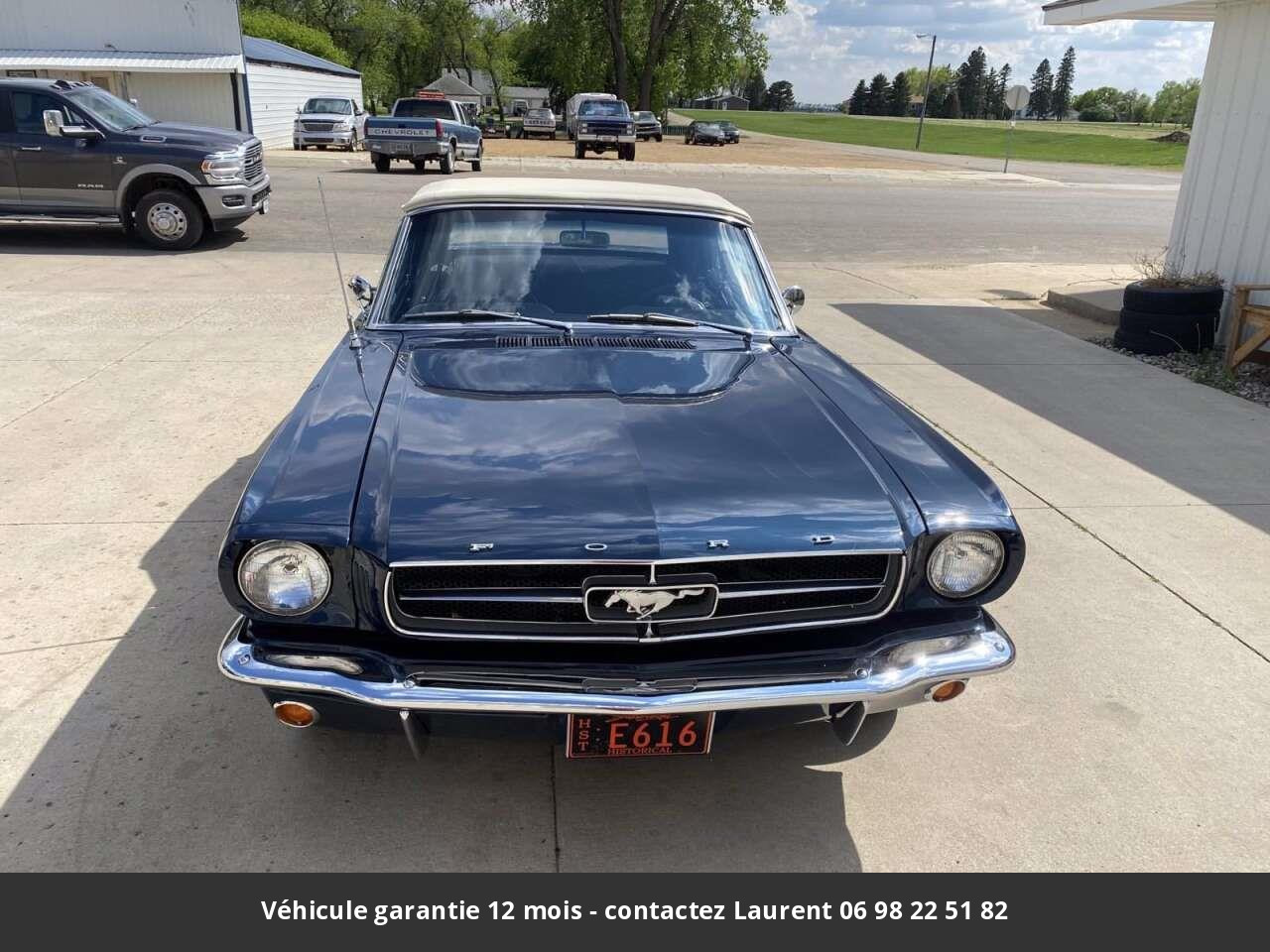 Ford Mustang 289 v8 1965 prix tout compris