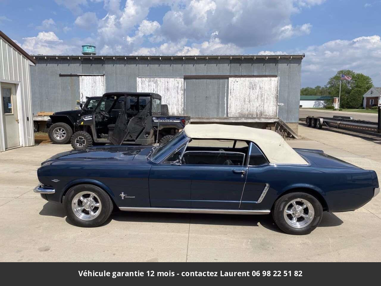 Ford Mustang 289 v8 1965 prix tout compris