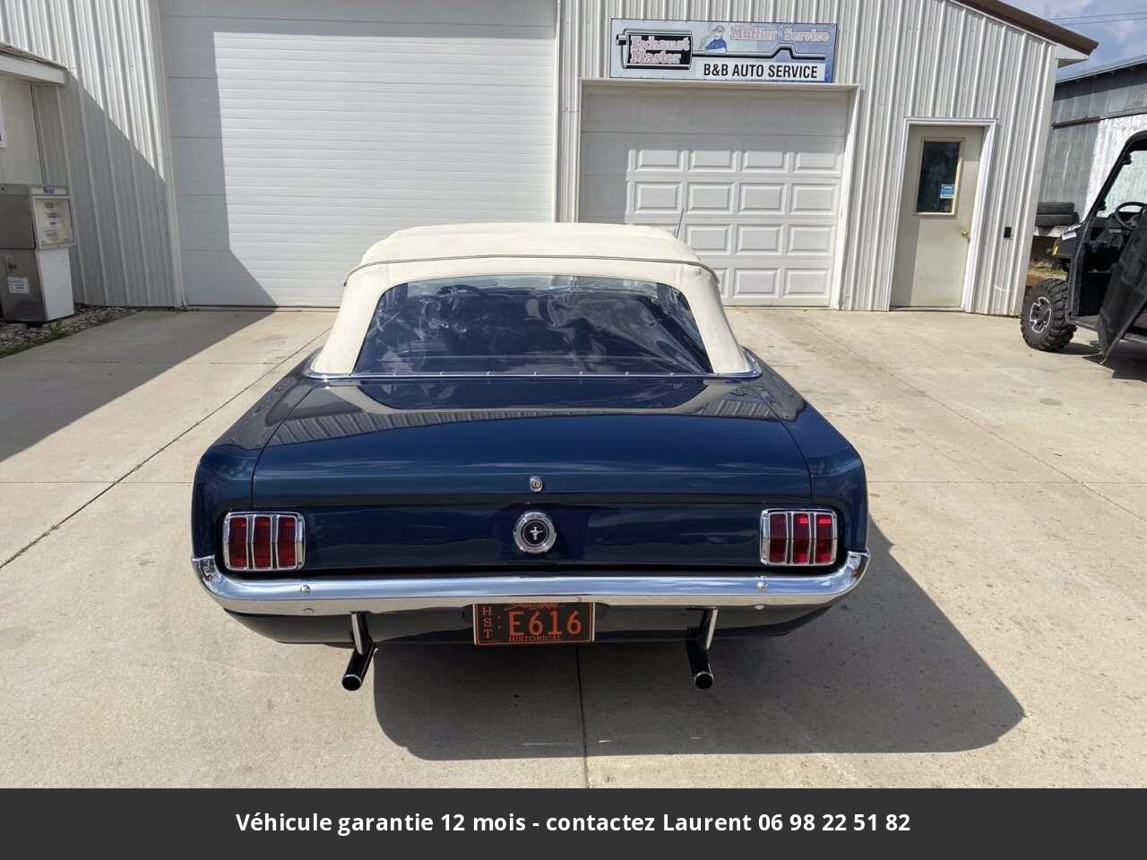 Ford Mustang 289 v8 1965 prix tout compris