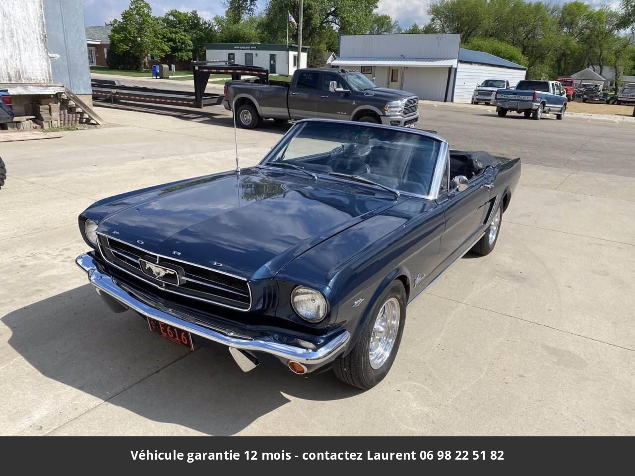 Ford Mustang 289 v8 1965 prix tout compris