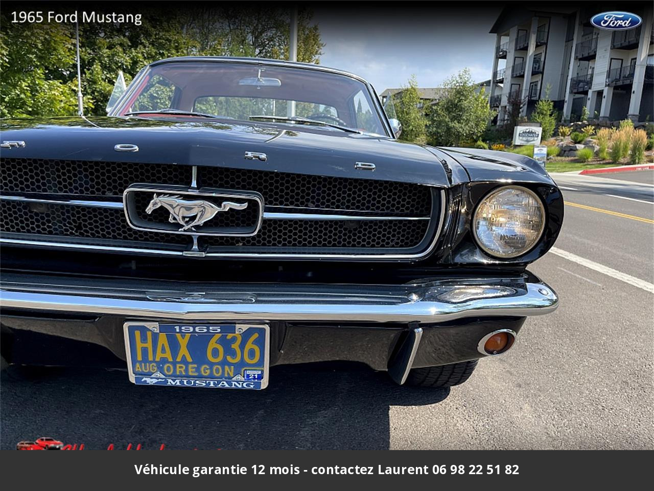 Ford Mustang V8 289 1965 prix tout compris