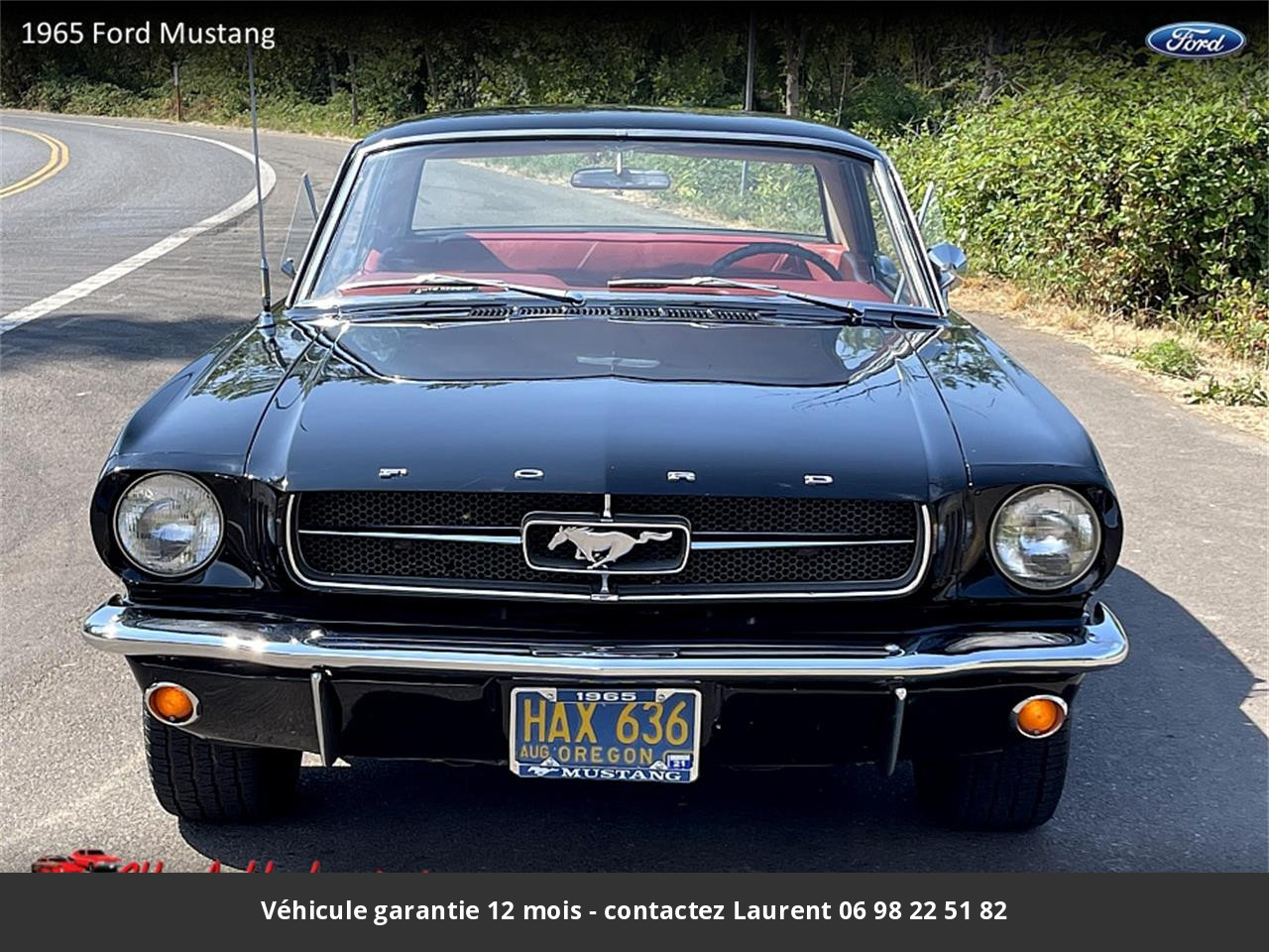 Ford Mustang V8 289 1965 prix tout compris