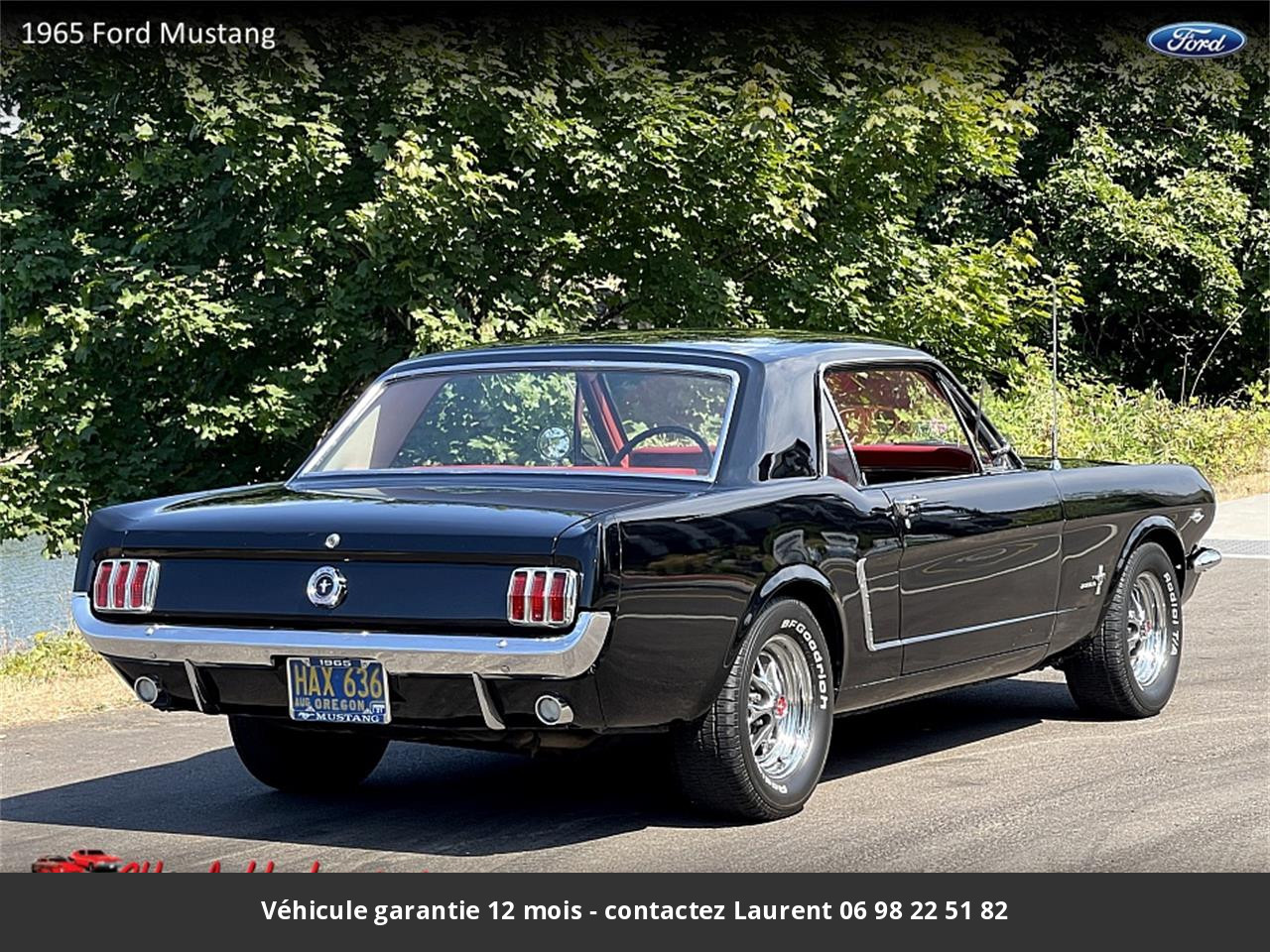 Ford Mustang V8 289 1965 prix tout compris