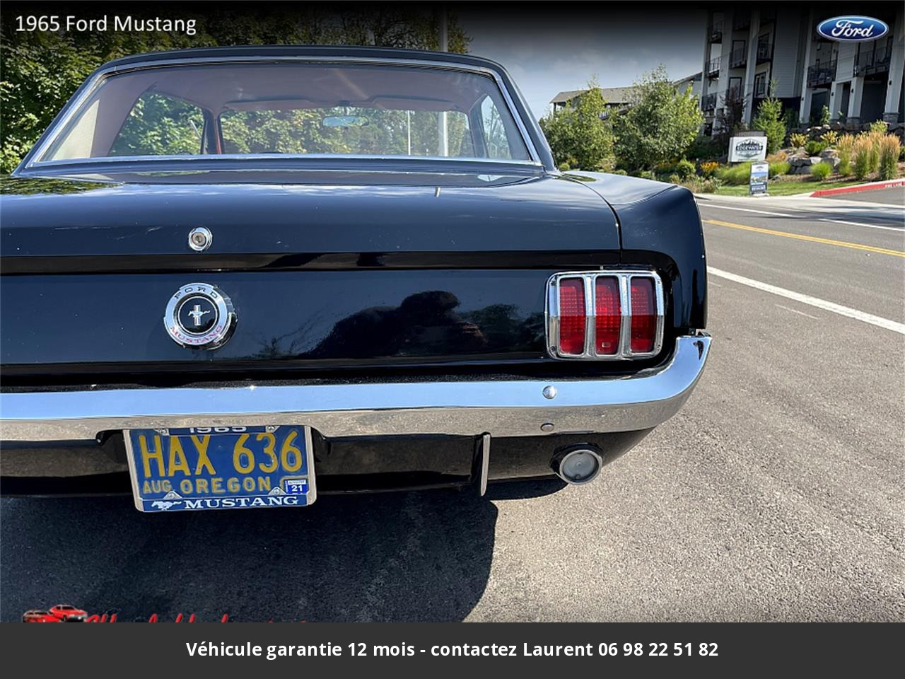 Ford Mustang V8 289 1965 prix tout compris