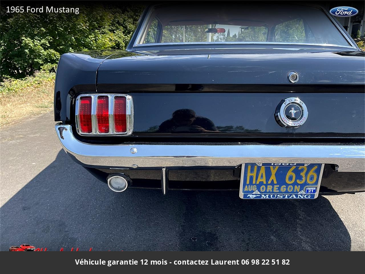 Ford Mustang V8 289 1965 prix tout compris