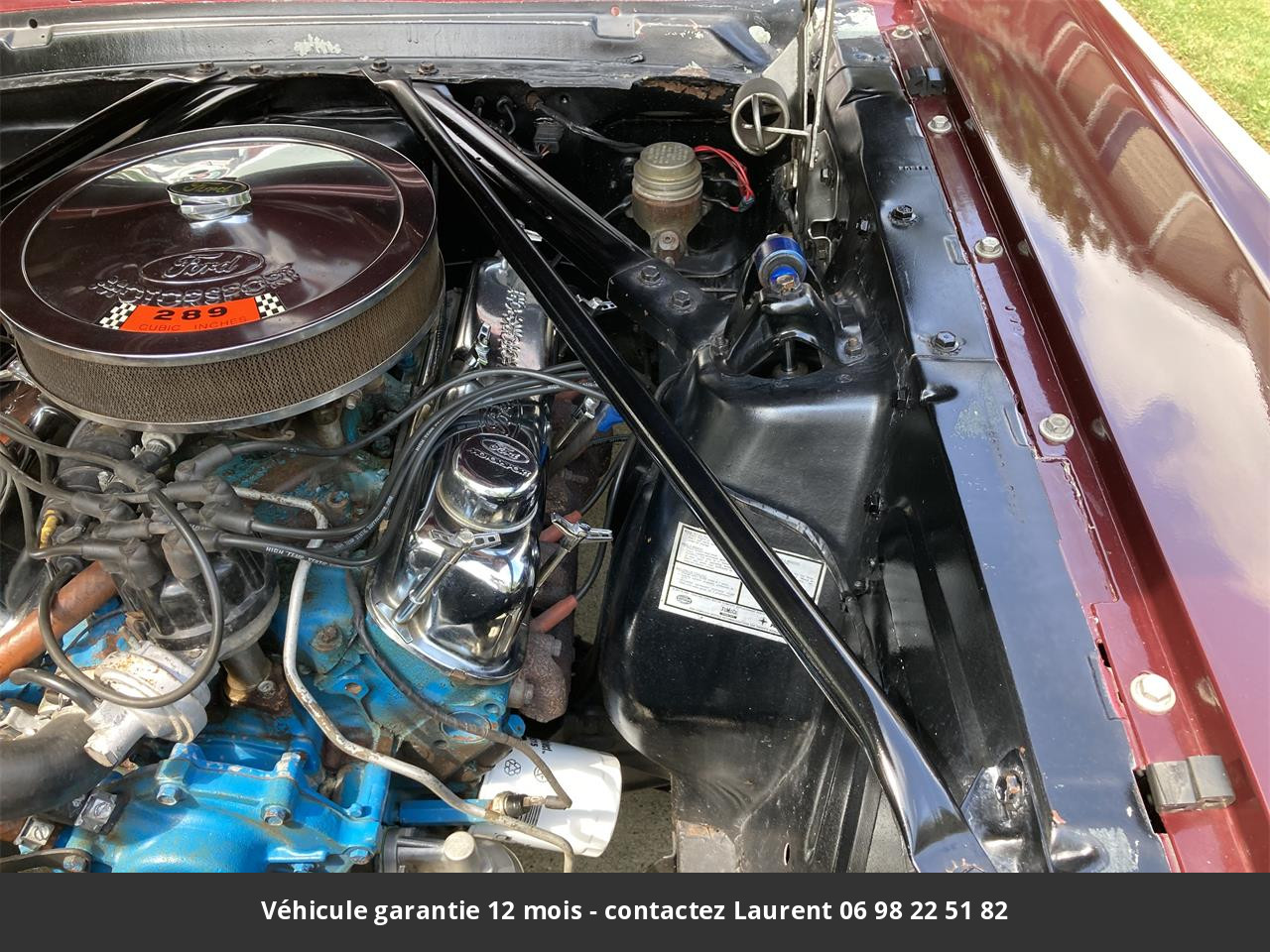 Ford Mustang V8 289 1965 prix tout compris