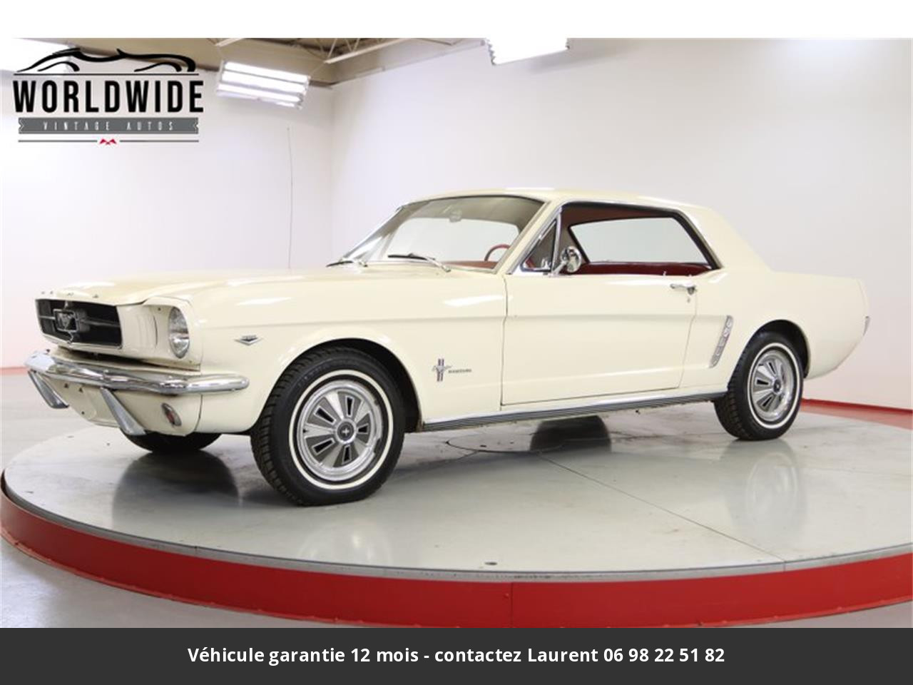 Ford Mustang V8 289 1965 prix tout compris hors homologation 4500 €