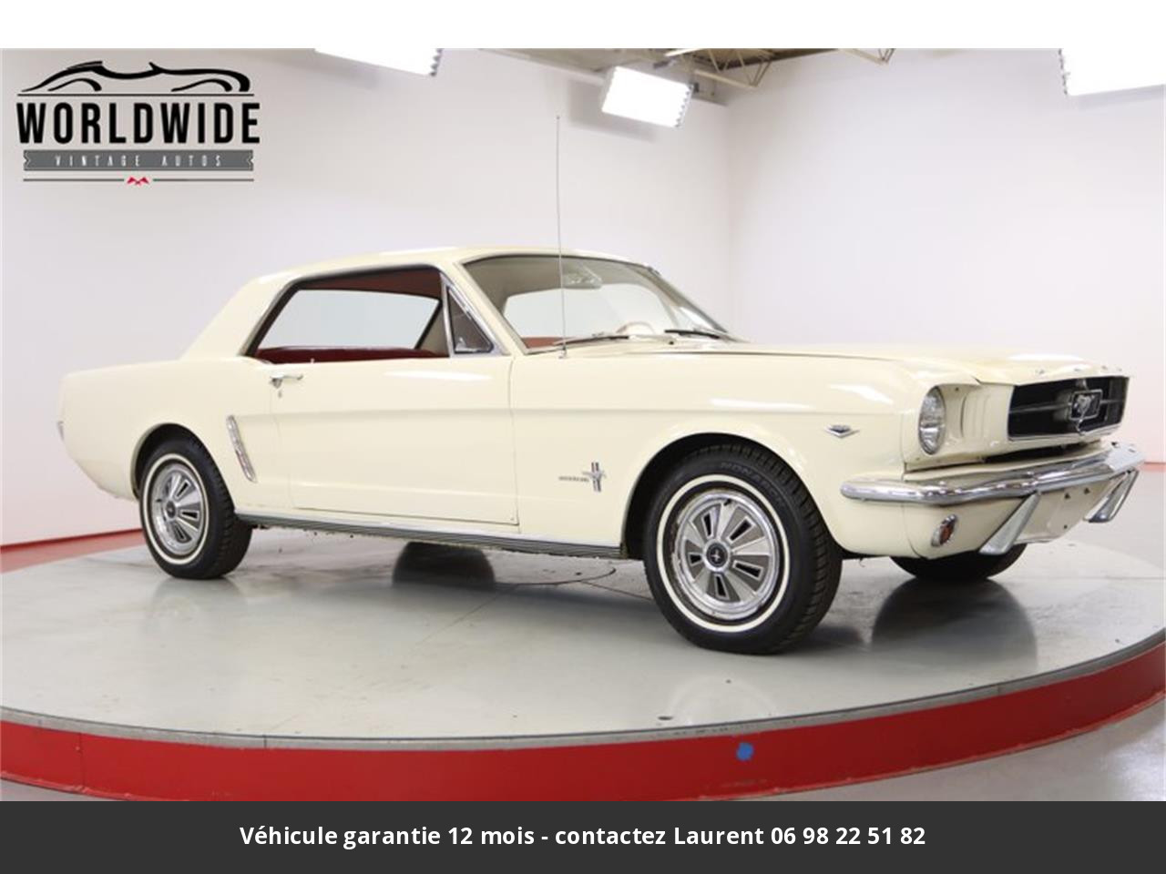 Ford Mustang V8 289 1965 prix tout compris hors homologation 4500 €