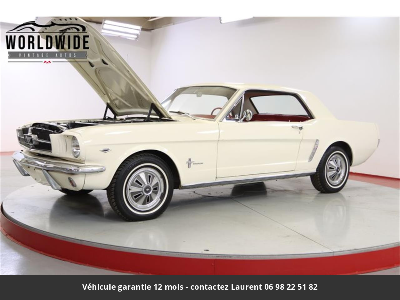 Ford Mustang V8 289 1965 prix tout compris hors homologation 4500 €