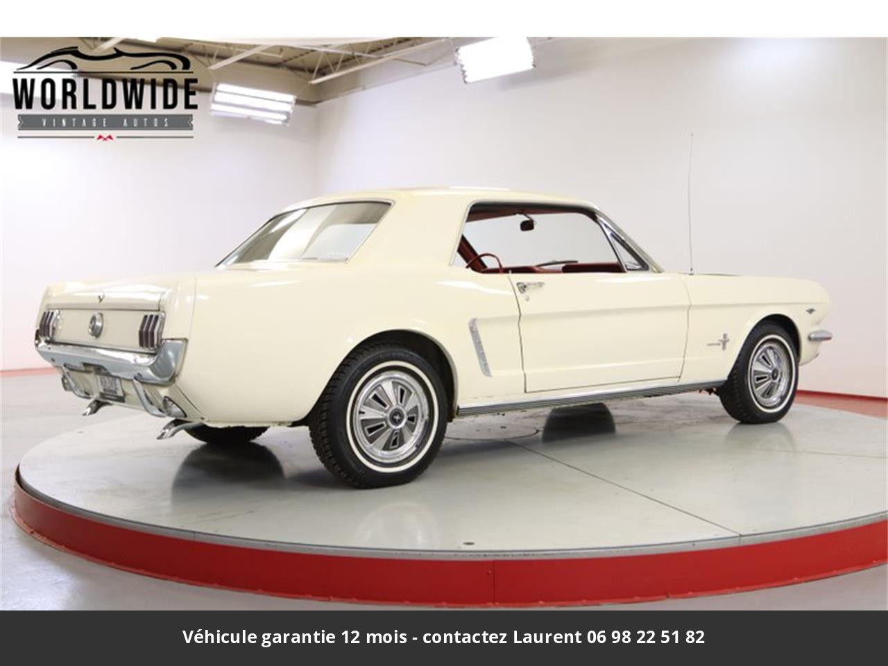 Ford Mustang V8 289 1965 prix tout compris hors homologation 4500 €