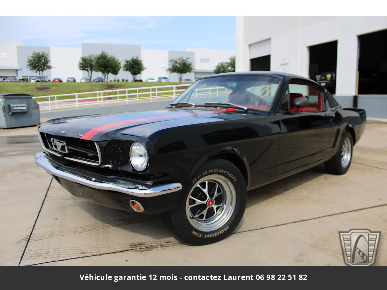 Ford Mustang Fastback v8 289 1965 prix tout compris