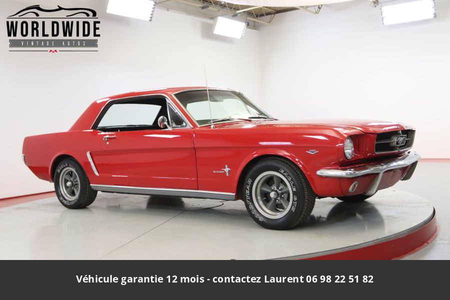 Ford Mustang V8 289 1965 prix tout compris