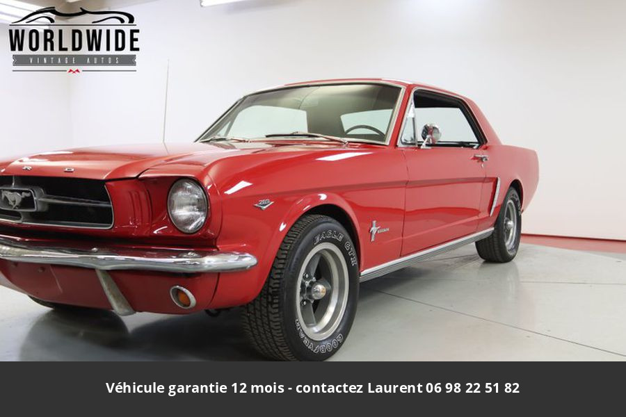 Ford Mustang V8 289 1965 prix tout compris