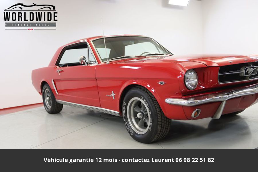 Ford Mustang V8 289 1965 prix tout compris