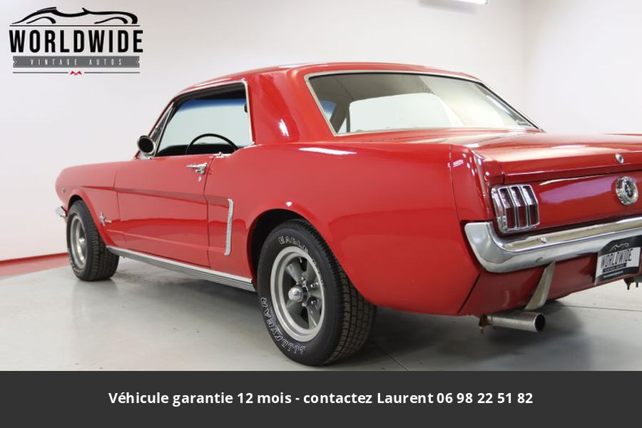 Ford Mustang V8 289 1965 prix tout compris