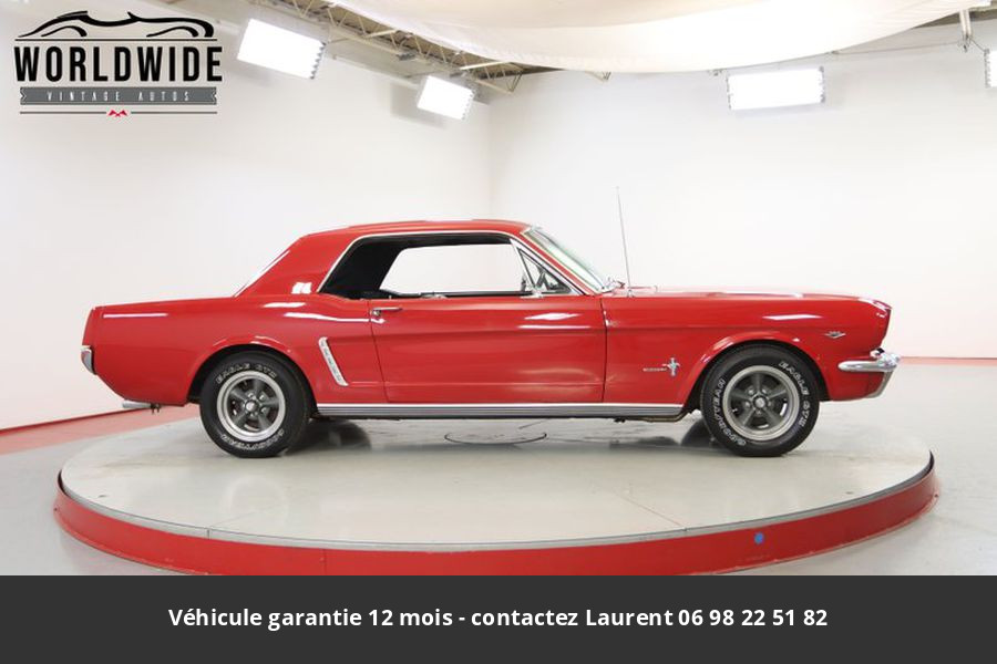 Ford Mustang V8 289 1965 prix tout compris