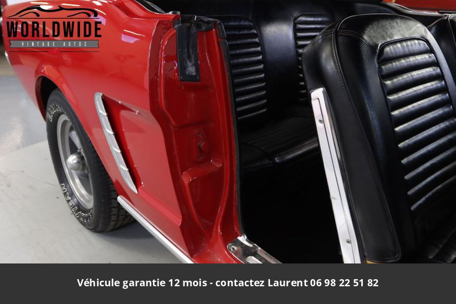 Ford Mustang V8 289 1965 prix tout compris