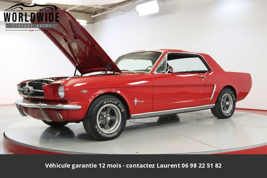 Ford Mustang V8 289 1965 prix tout compris