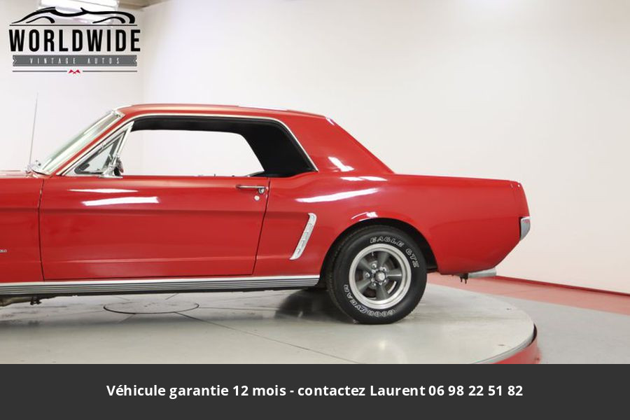 Ford Mustang V8 289 1965 prix tout compris