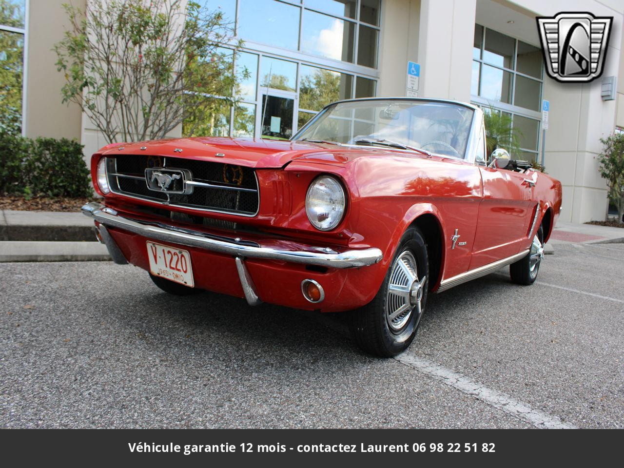 Ford Mustang V8 289 1965 prix tout compris