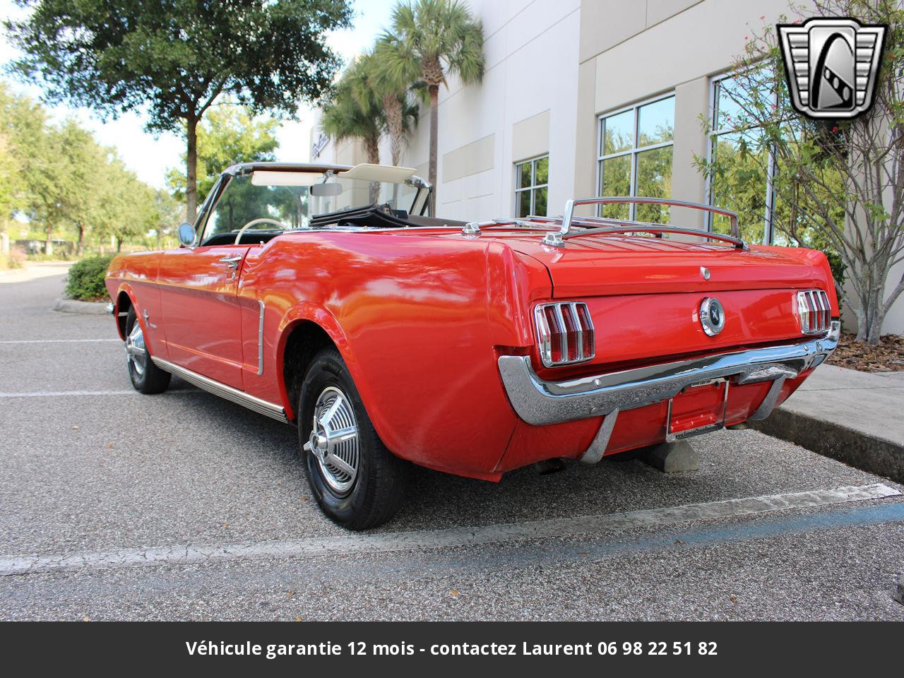 Ford Mustang V8 289 1965 prix tout compris