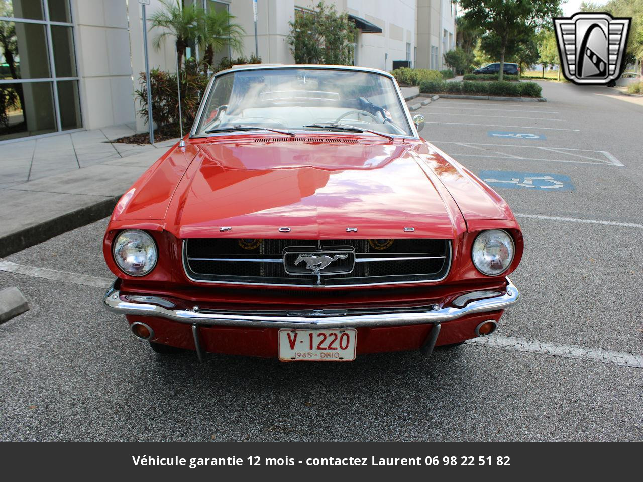 Ford Mustang V8 289 1965 prix tout compris