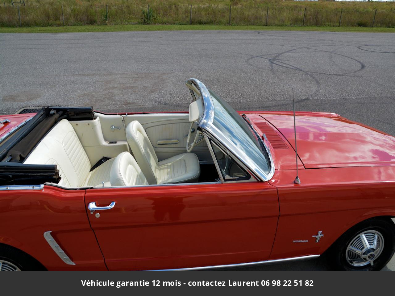 Ford Mustang V8 289 1965 prix tout compris