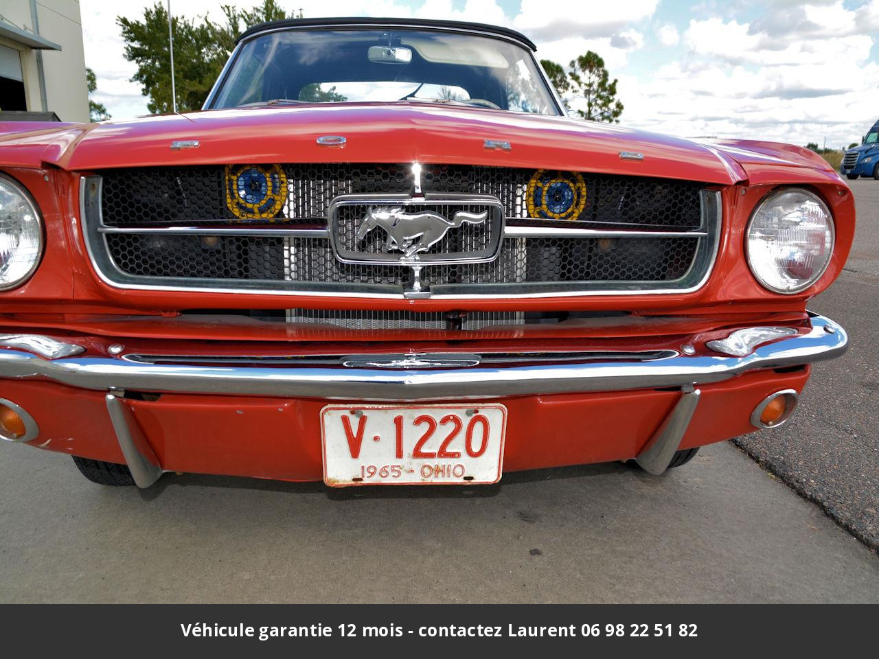 Ford Mustang V8 289 1965 prix tout compris