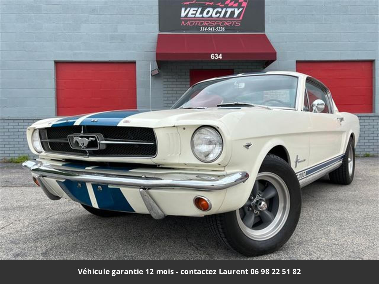 Annonce de voiture américaine  1965 Ford Mustang Fastback V8 1965 Prix  tout compris