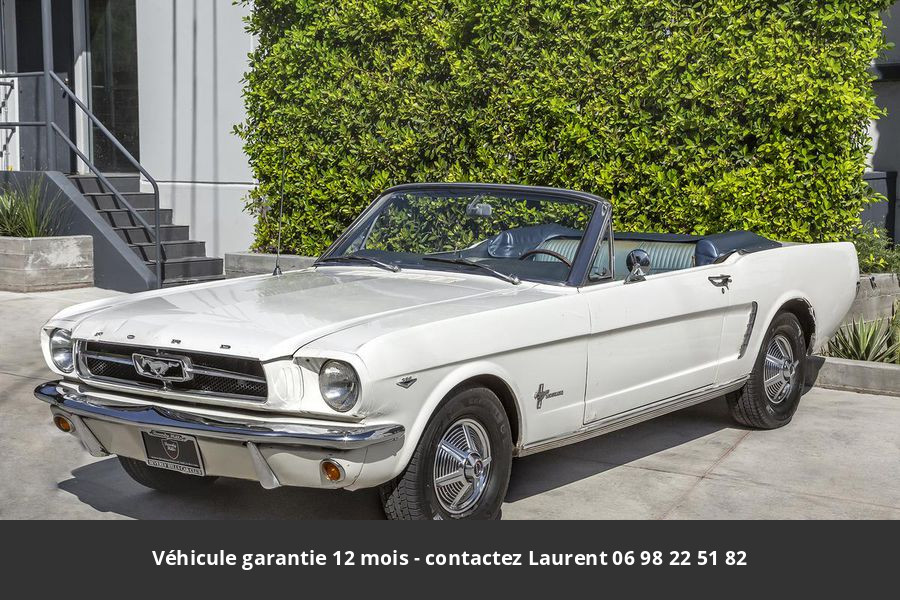 Ford Mustang Pack pony v8 289 1965 tout compris