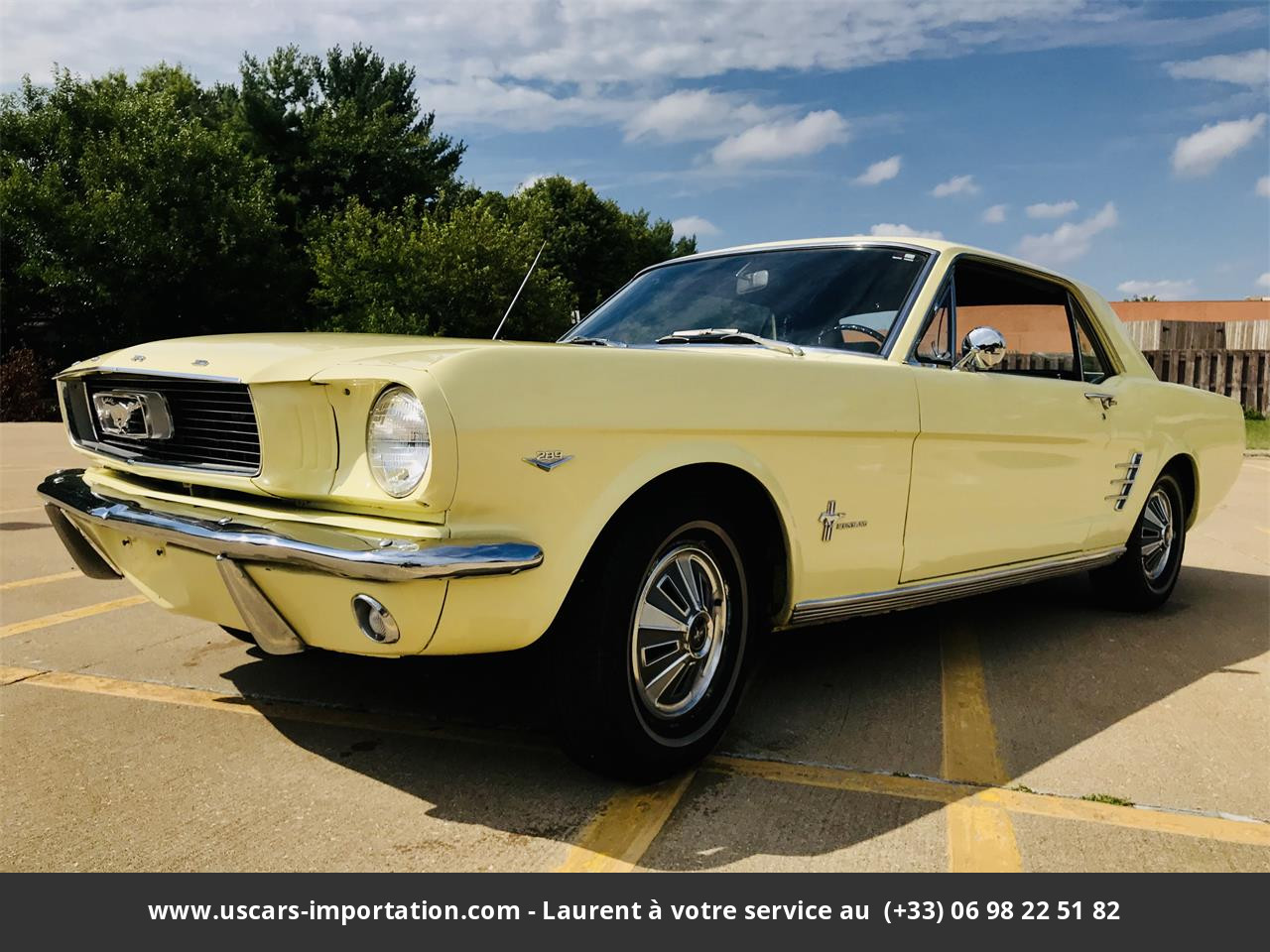 Ford Mustang V8 289 1966 prix tout compris