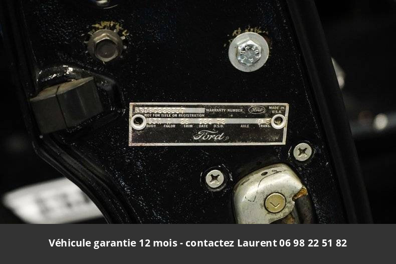 Ford Mustang Fastback gt350 tribute v8  1966 prix tout compris hors homologation 4500 €