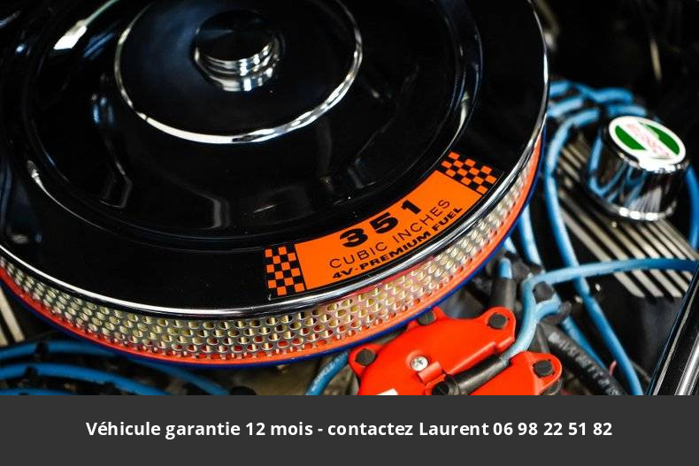 Ford Mustang Fastback gt350 tribute v8  1966 prix tout compris hors homologation 4500 €