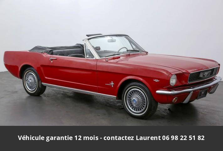 Ford Mustang 289 v8 1966 prix tout compris