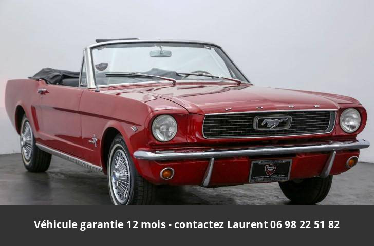 Ford Mustang 289 v8 1966 prix tout compris