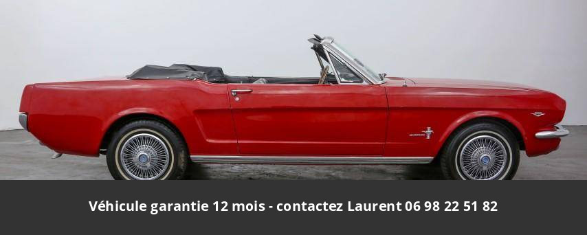 Ford Mustang 289 v8 1966 prix tout compris