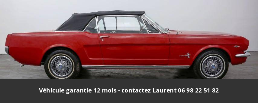 Ford Mustang 289 v8 1966 prix tout compris