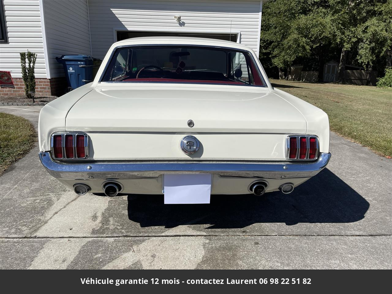 Ford Mustang  Gt a v8 1966 prix tout compris